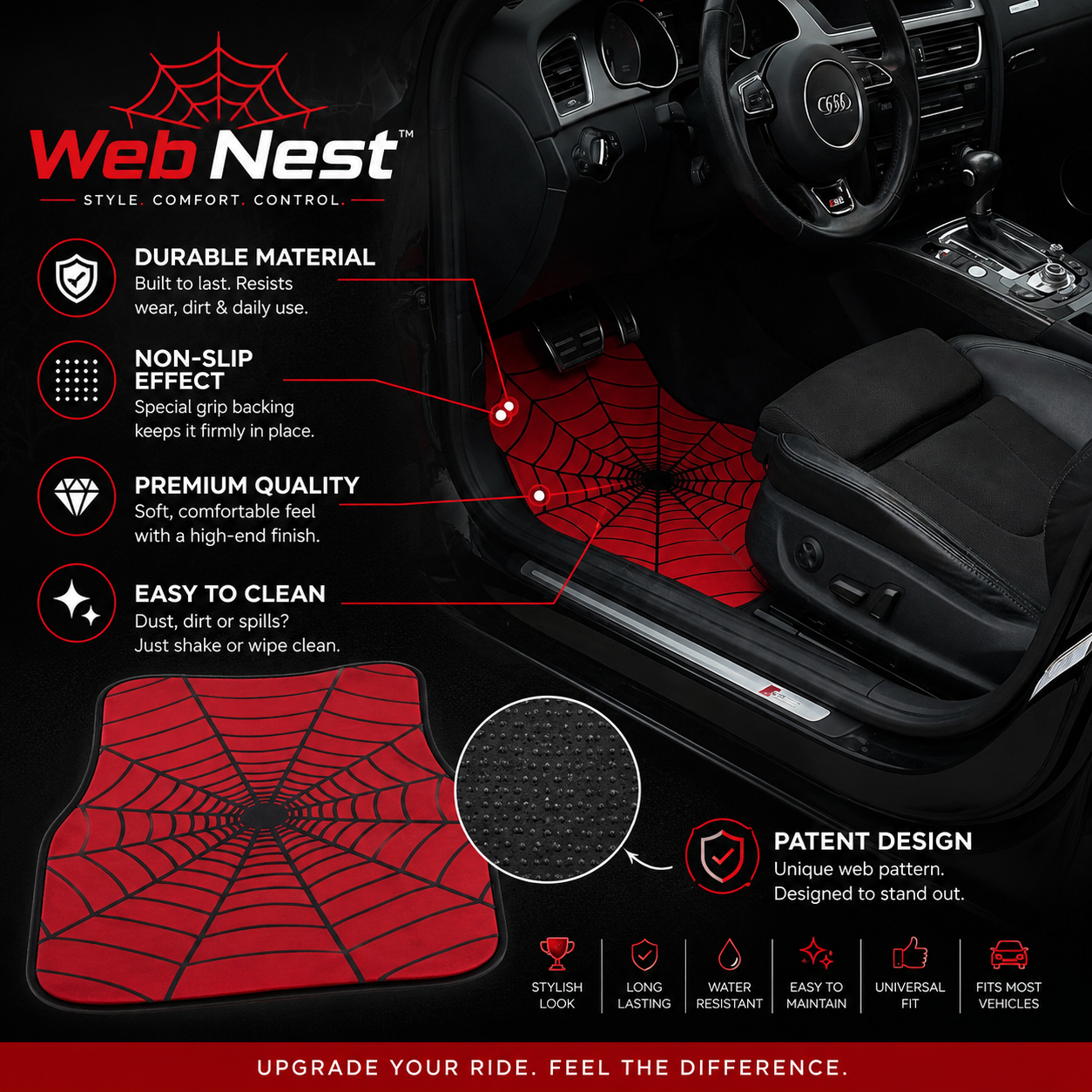 WebNest™ Car Mats